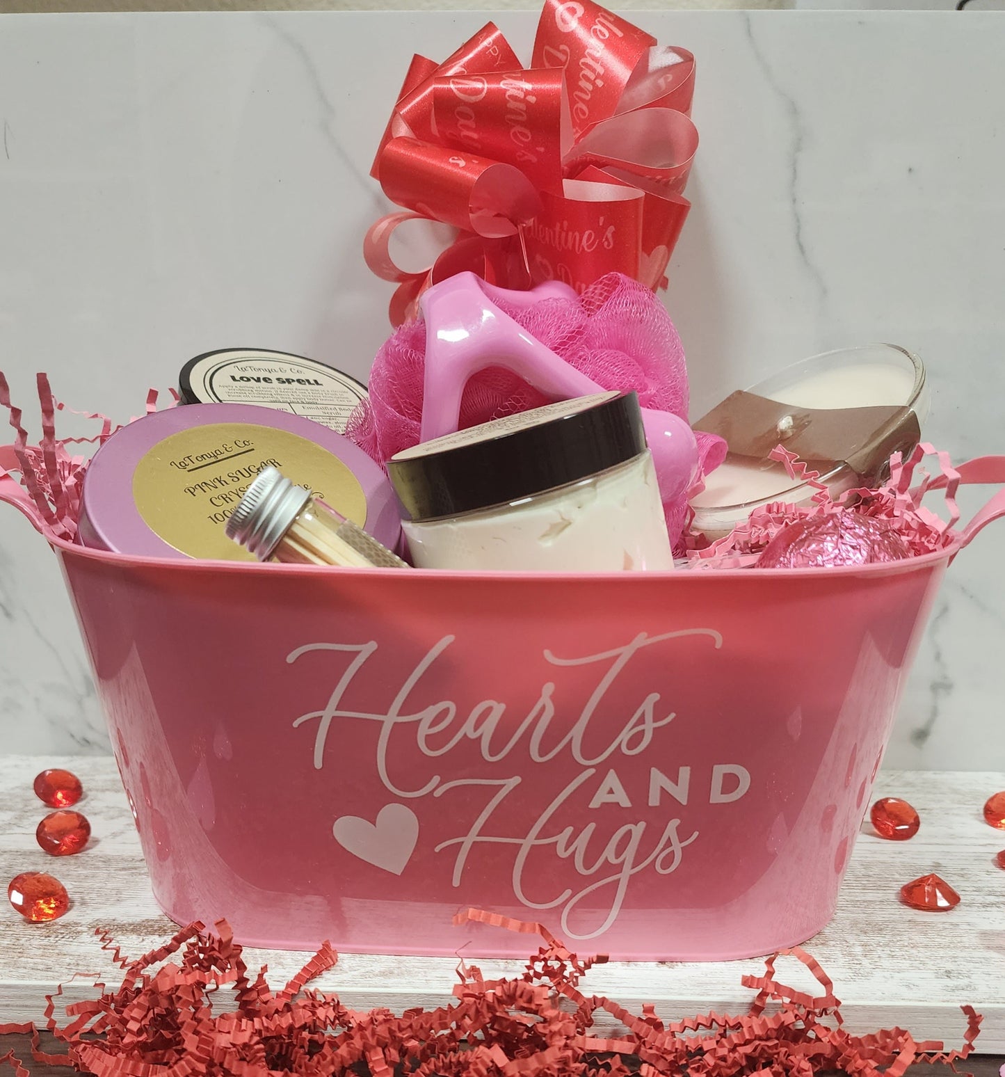 Valentine's Day Gift Basket - LaTonya and Co.
