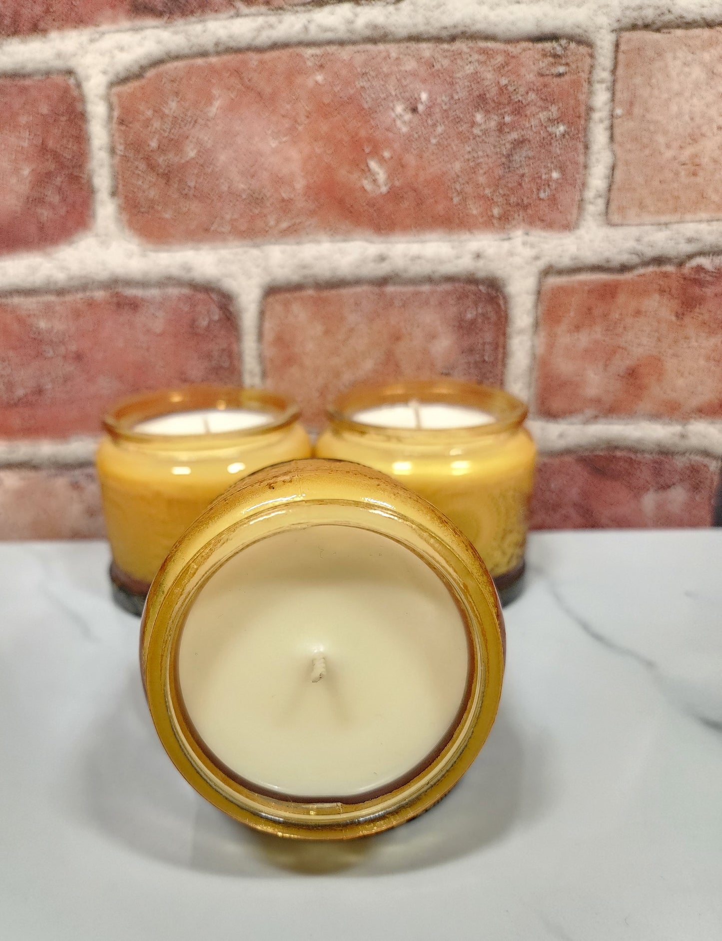 Gold Candle Jars 4oz. - LaTonya and Co.