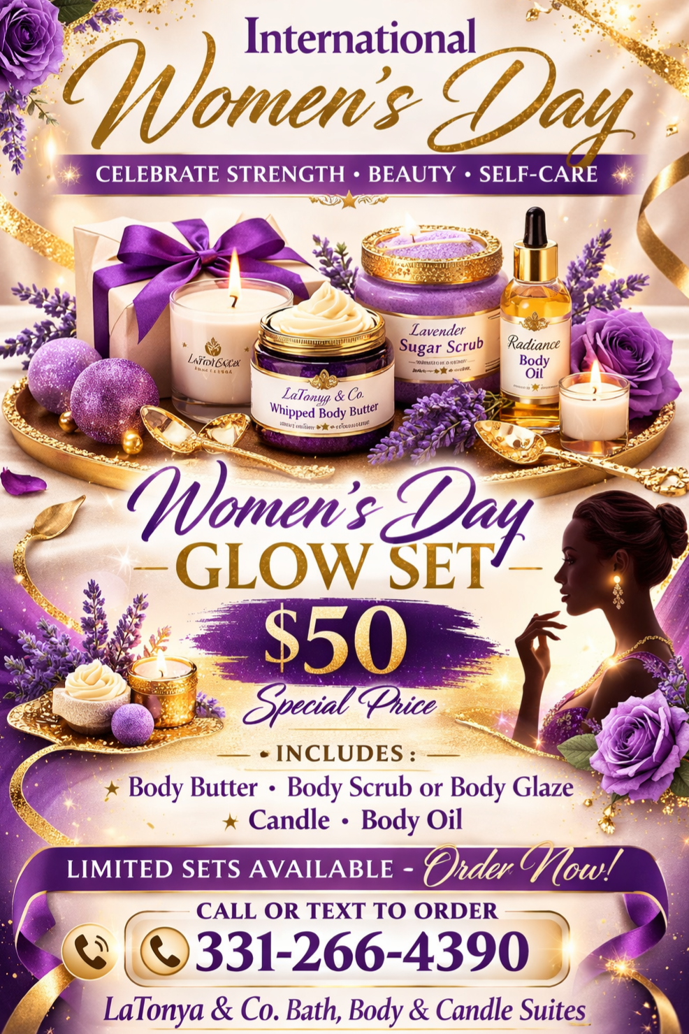 Women's Day Glow Set - LaTonya and Co.