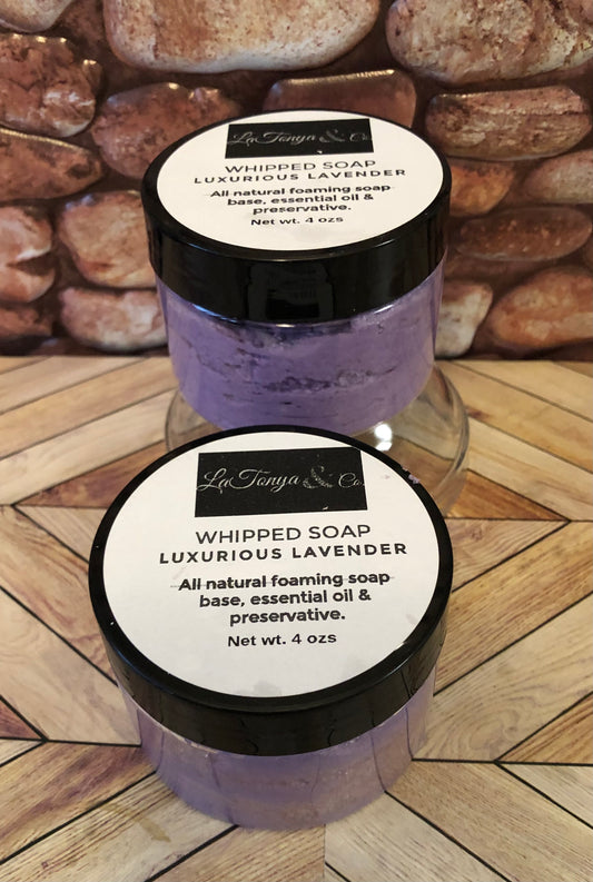 Luxurious Lavender Whipped Foaming Soap