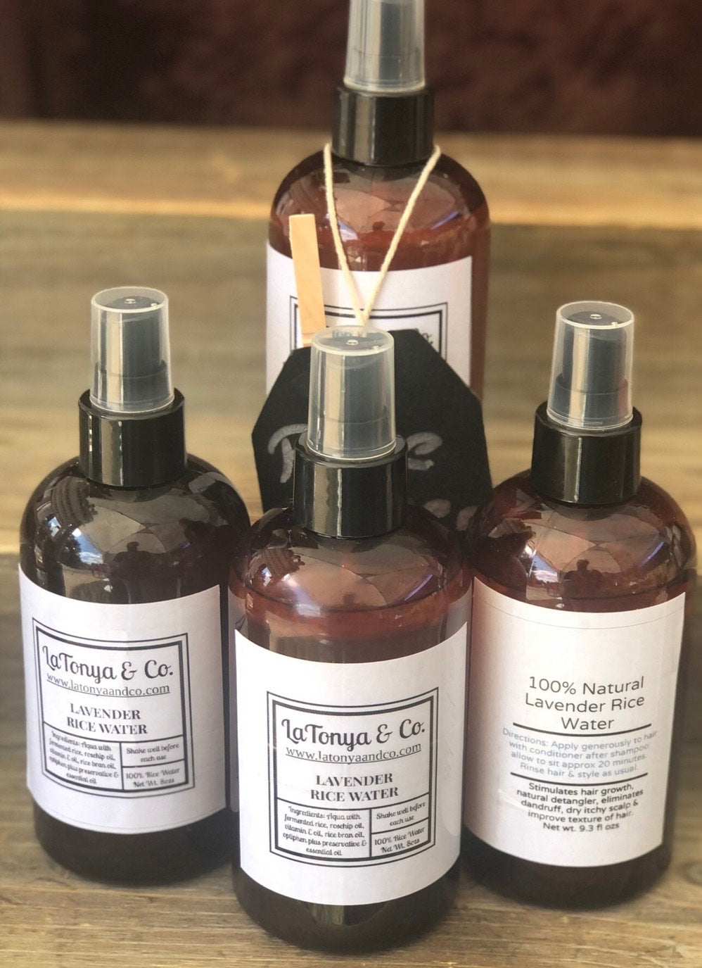 All Natural Lavender Rice Water - LaTonya and Co.